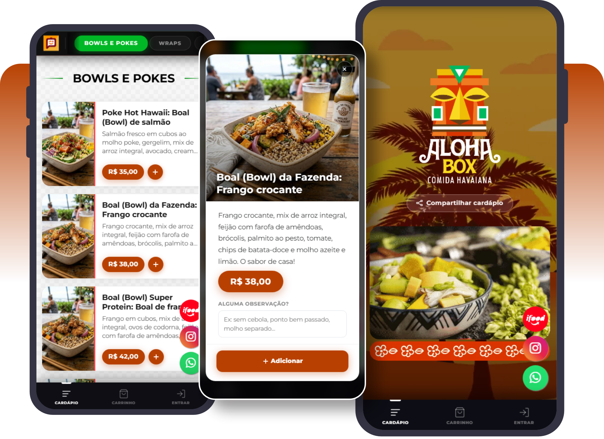 Modelo Delivery com pedidos online e pagamento via Mercado Pago