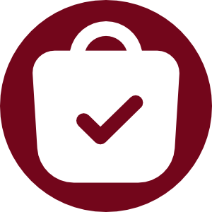 Ícone delivery com pagamento online integrado