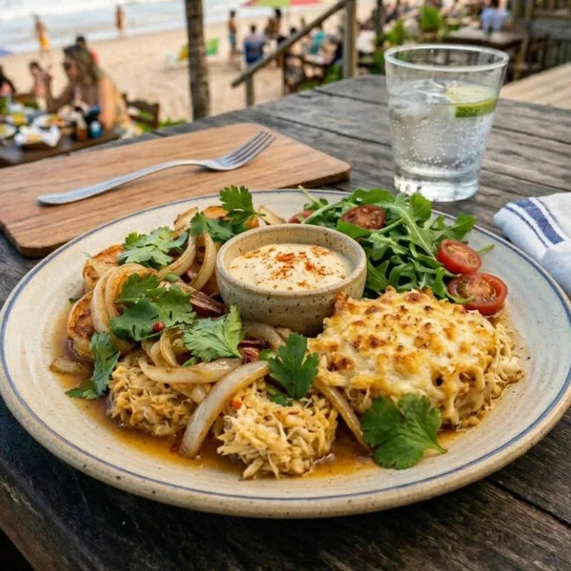 Filé de Siri Gratinado