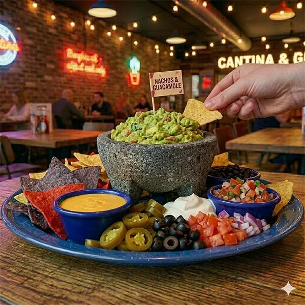 Nachos com Guacamole