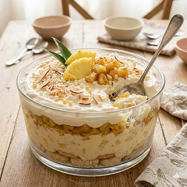 Pavê de Coco com abacaxi 1L